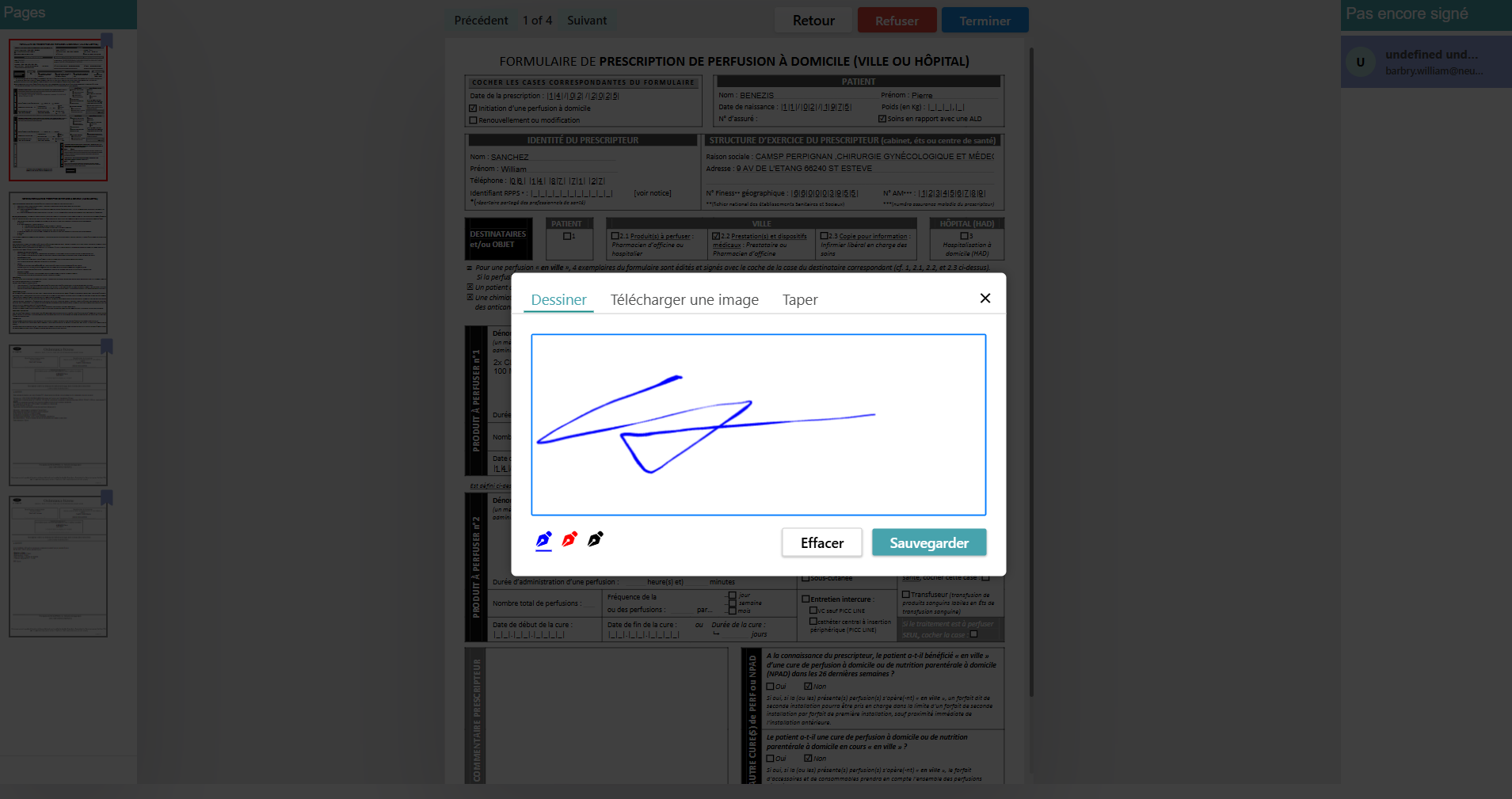 Signature électronique